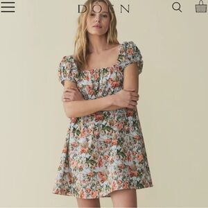 Doen Julie Dress in Calico Garden